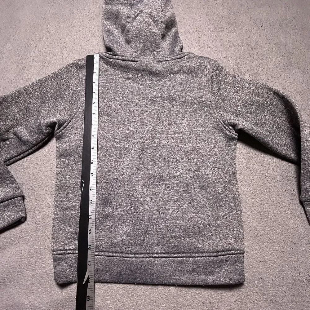 NBA Pullover Hoodie Sweatshirt Boys L 7 Heather Gray Basketball Logo Activewear
